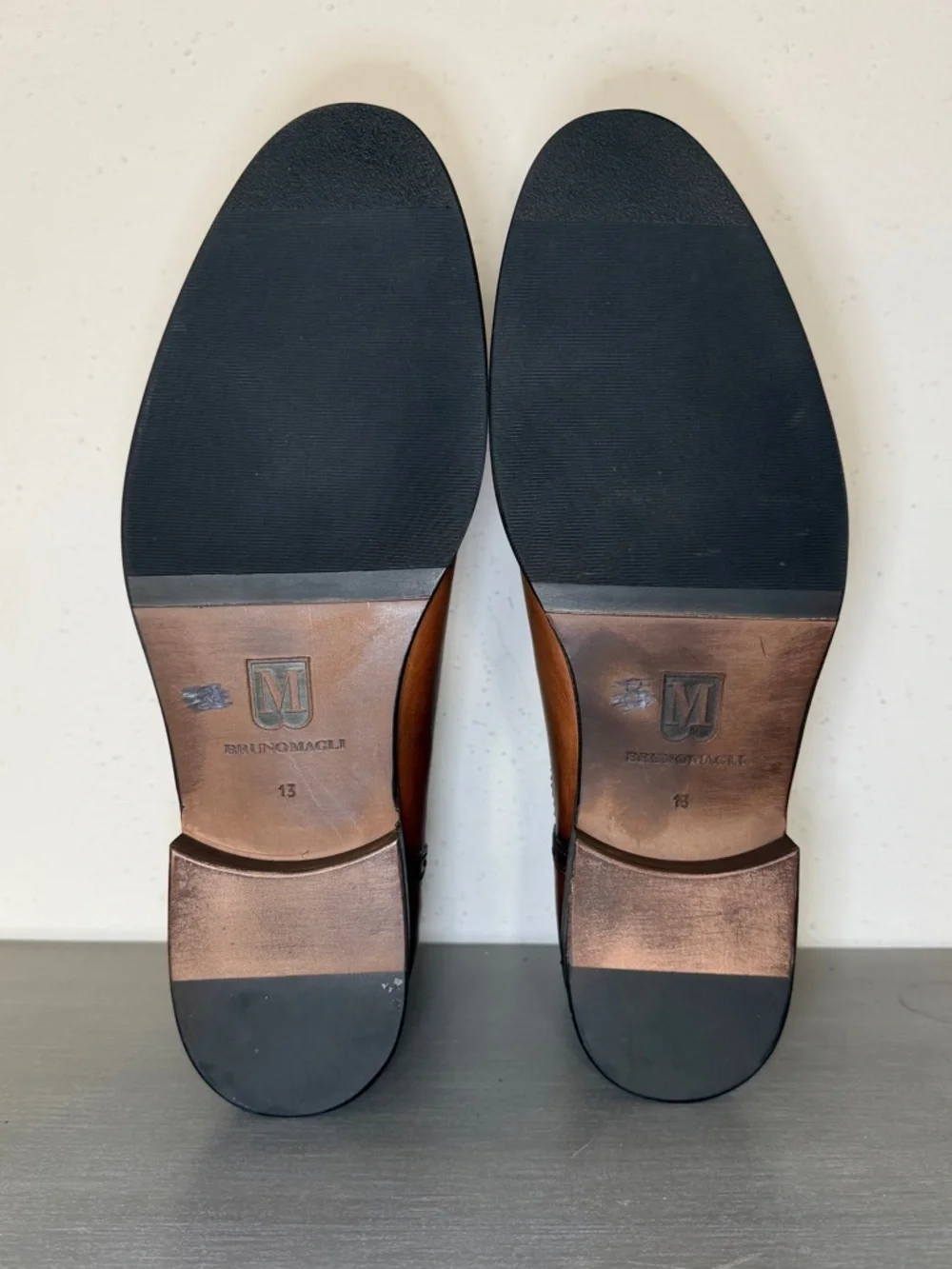 Bruno Magli Ponzi Mens Size 13 M Italian Calfskin Leather Chelsea Boots - New